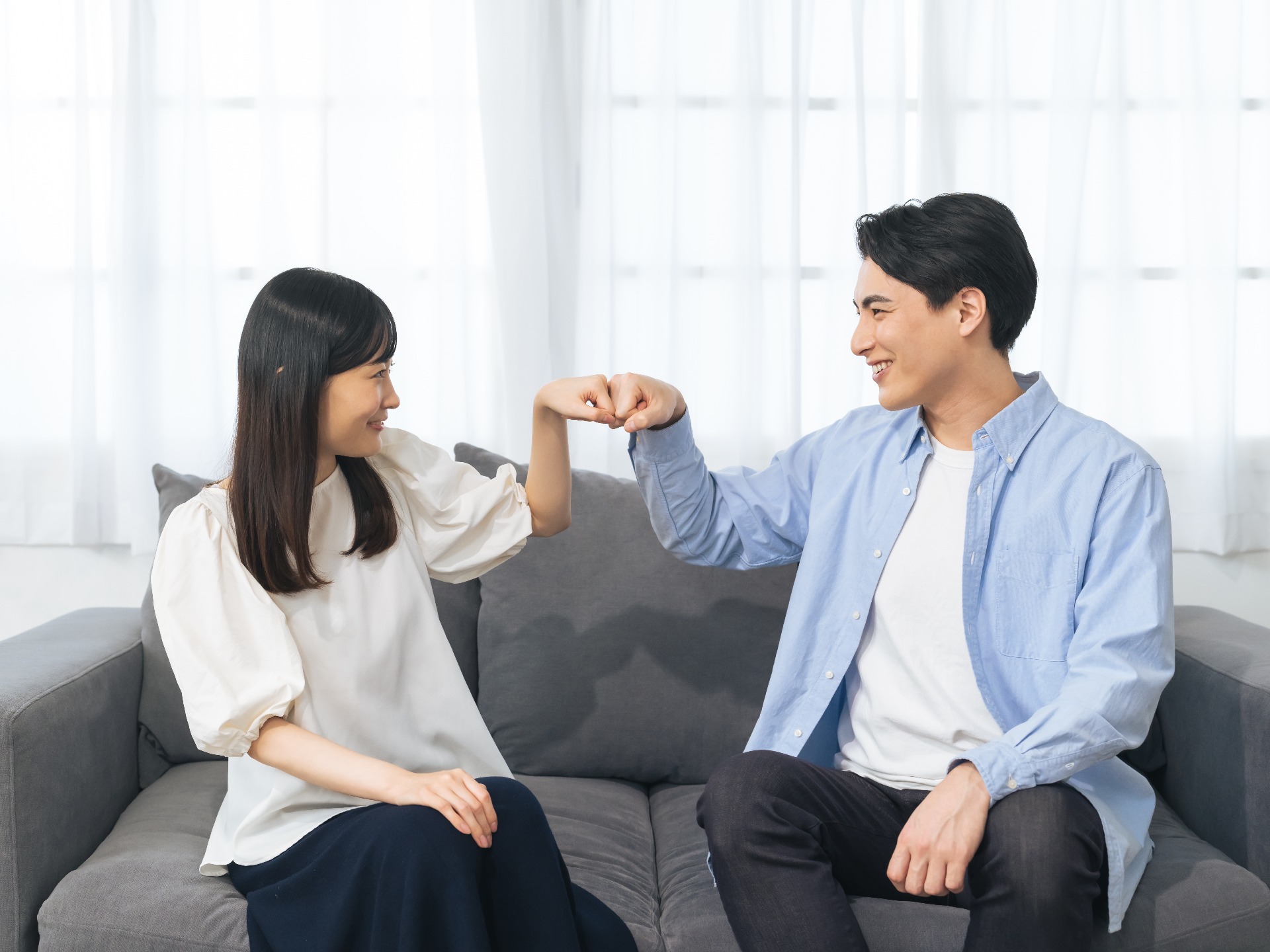 互いの違いが分かり、和解する二人